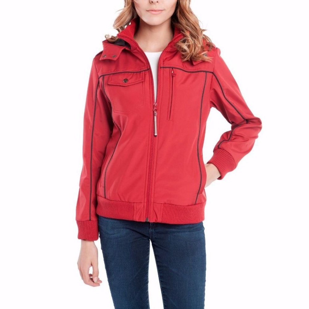 Baubax SIZE SMALL Womens Red Bomber Jacket